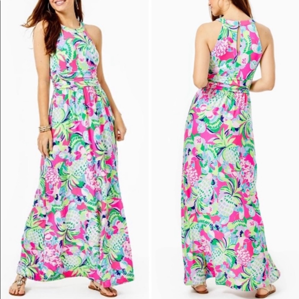 EUC Lilly Pulitzer Tallula Maxi Dress XL